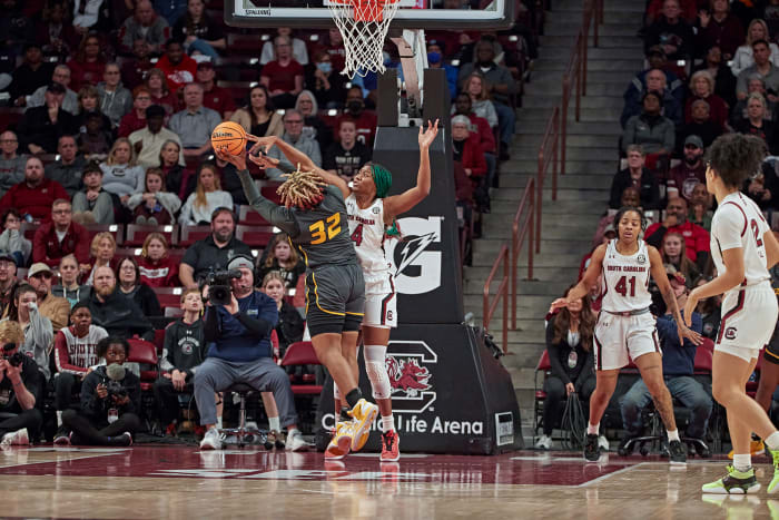 It’s been a strange senior season for the reigning National Player of the Year, but her undefeated Gamecocks are still favored to win another title.